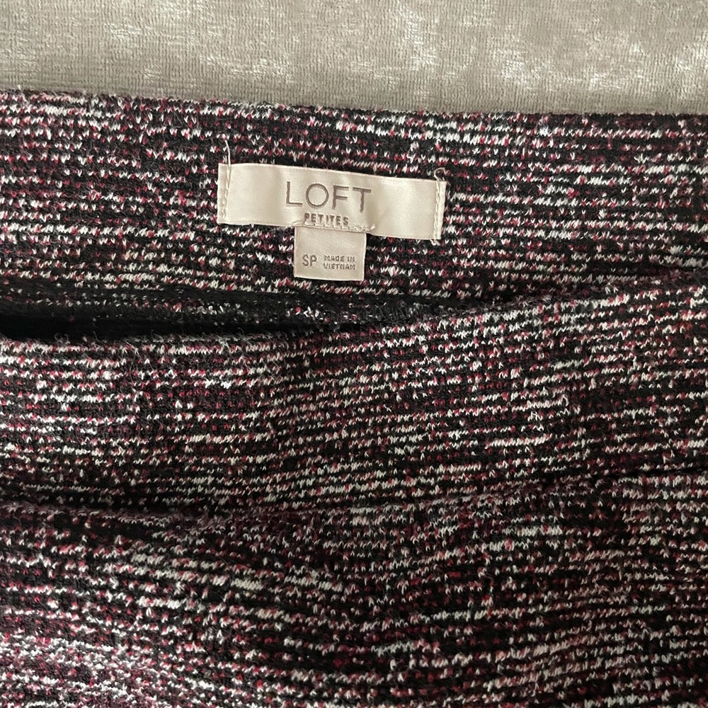 Loft Tweed Ruffle Skirt - Picture 2 of 4